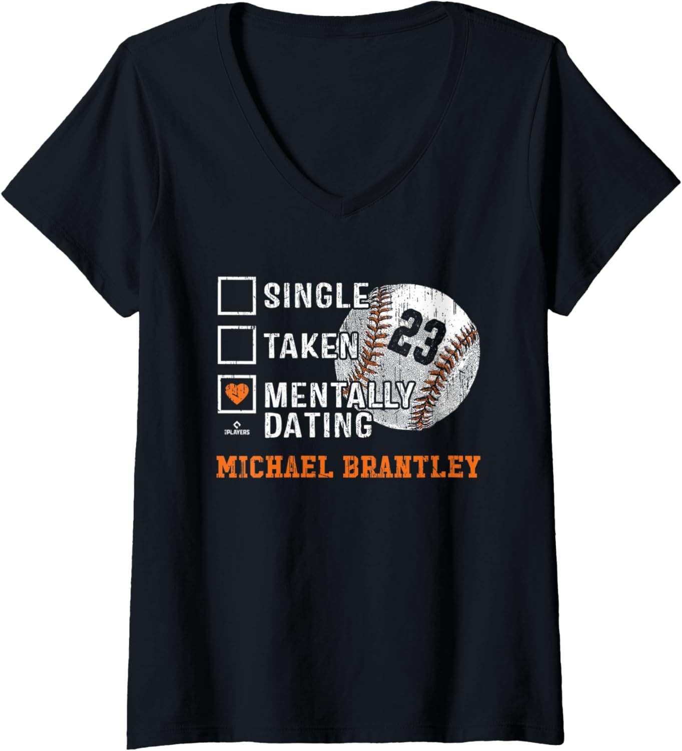 Mentally Dating Michael Brantley Michael Brantley Houston V-Neck Apparel | US Best Seller