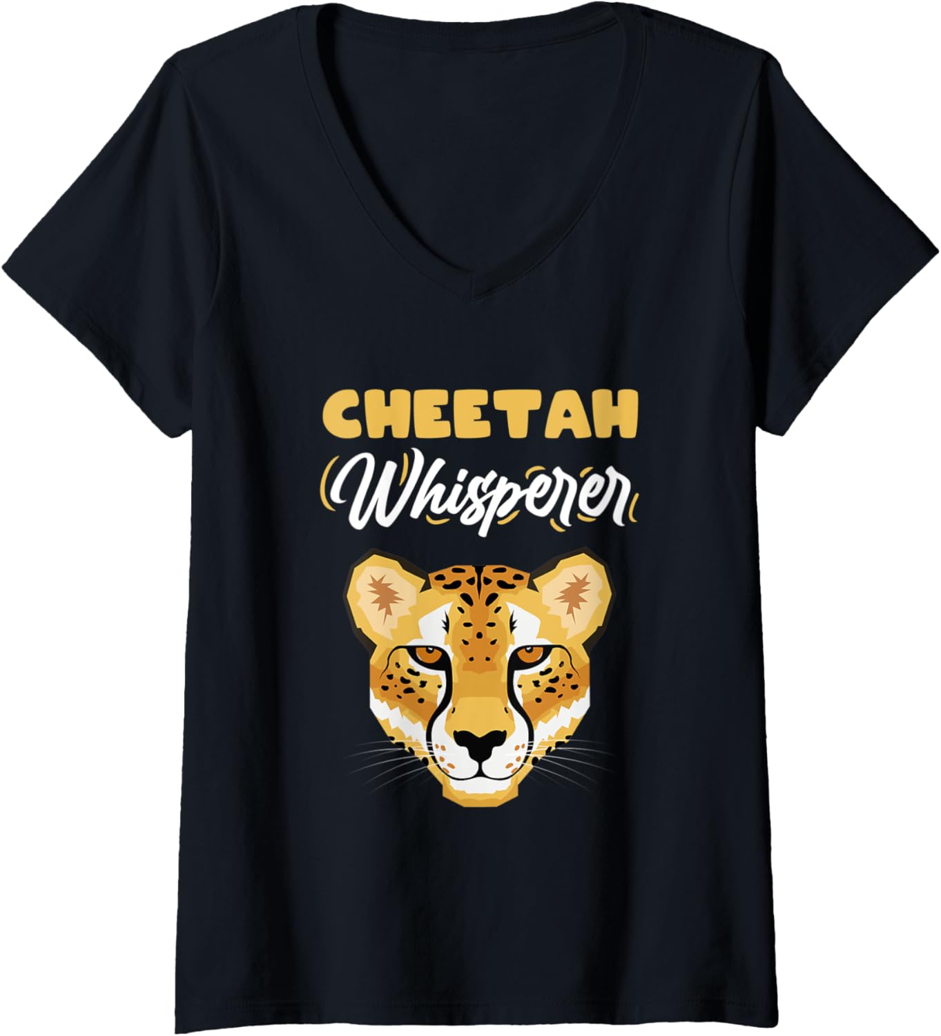 Womens Cheetah Whisperer Cheetah Lover V Neck Apparel Trending US Best Seller Look