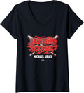 Womens Let Him Cook! Michael Arias Chicago Baseball MLBPA V-Neck Apparel | US Best Seller