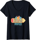 Womens PHYSICS TEACHER Cute Trendy Pencil Leopard Cheetah Print V Neck Apparel Trending US Everyday Wear