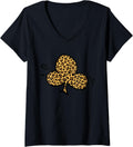 Womens Cheetah Leopard Spade Print V Neck Apparel Streetwear Style Hot Right Now