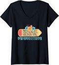 Womens PARAPROFESSIONAL Pencil Leopard Cheetah Print Teacher V Neck Apparel Trending US Fan Favorite