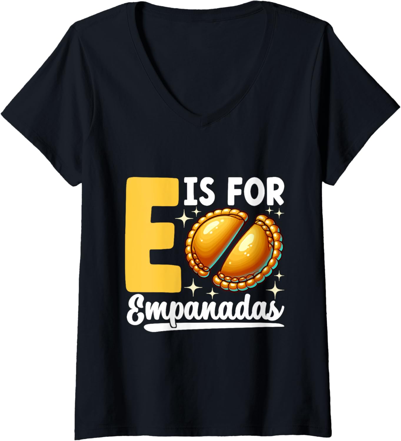 Womens Empanada Maker Mexican Latin Food V-Neck Apparel | Premium Quality | Aesthetic Fit