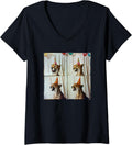 Womens African Cheetah Lover Colorful Safari Animal Birthday V Neck Apparel High Search Demand Gift Ready