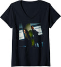 Womens Mulder & Scully X-Files Duchovny & Anderson Michael Grecco V-Neck Apparel | Trending 2025