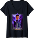 Star Trek Discovery Michael Purple Delta V-Neck Apparel | Perfect Gift Idea