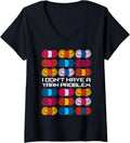 Womens I Don't Have A Yarn Problem Crocheting Crochet Yarn Lover V-Neck Yarn Supply | Trending 2025 | High CTR Title
