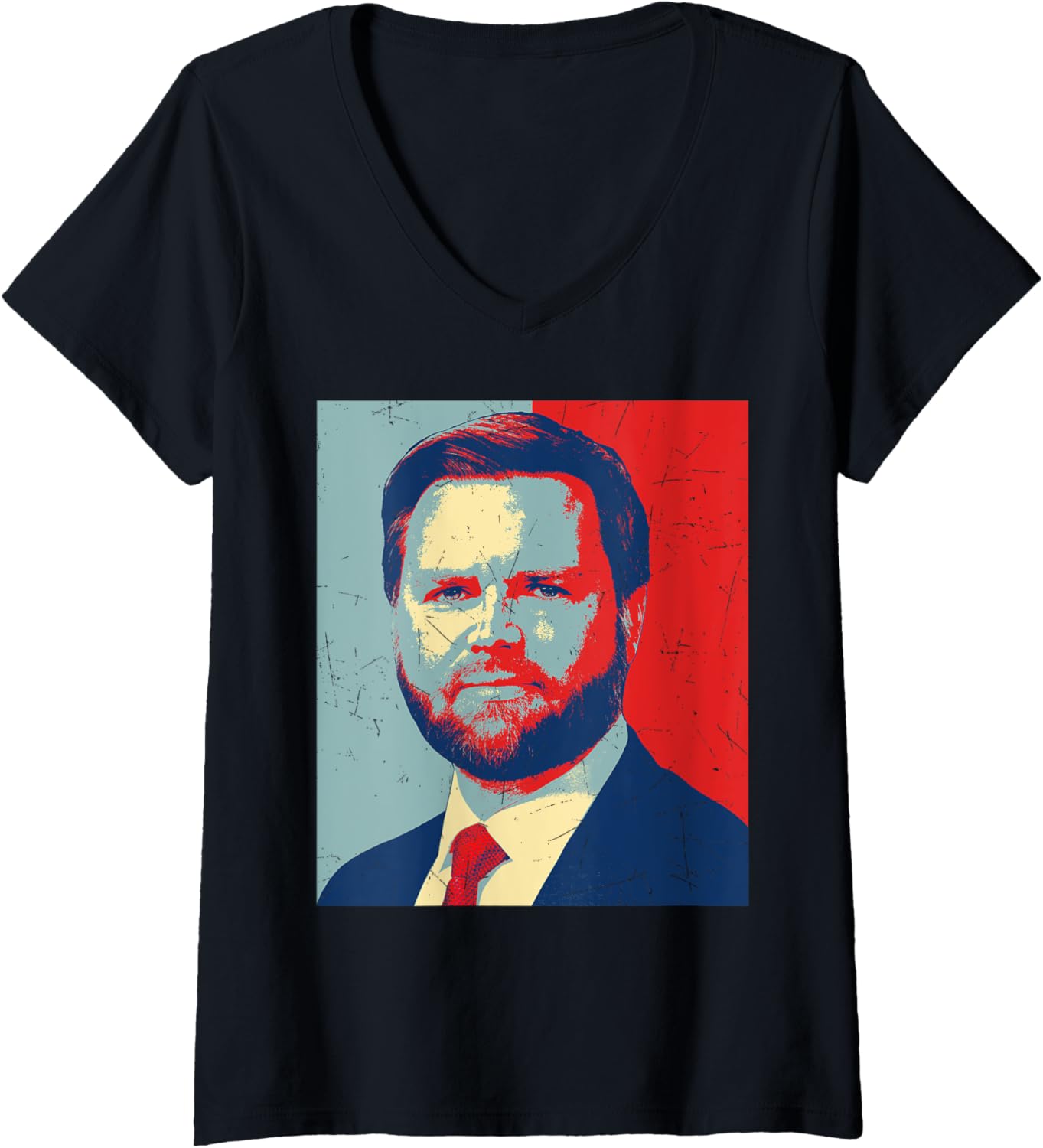 Womens Retro J.D. Vance for President 2028 Vance 2028 Election V-Neck Apparel | Trending 2025