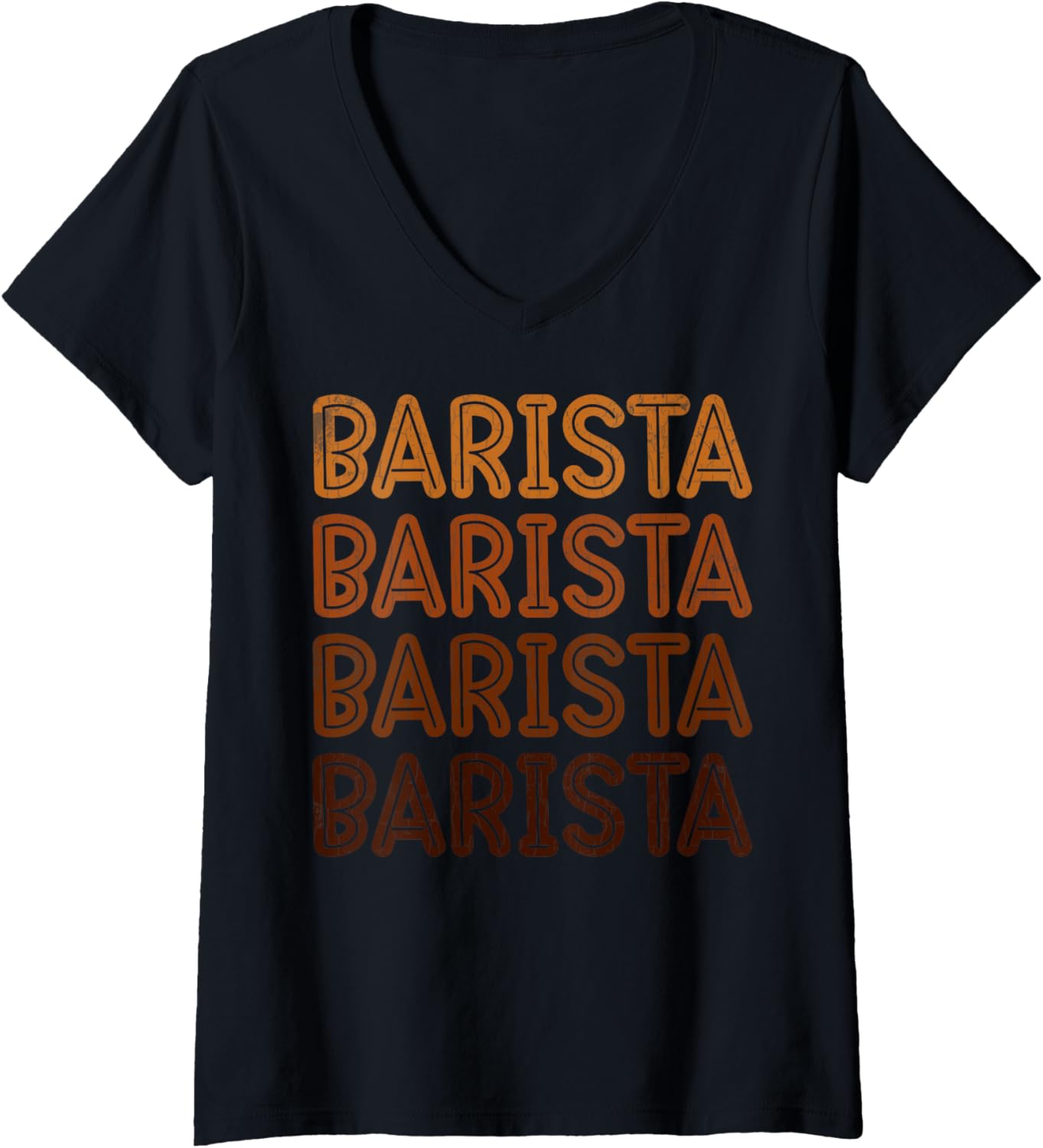 Womens You u2019re Brew-tiful Funny Barista Coffee Maker Lover Graphic V-Neck Apparel | US Viral Style | Perfect Gift Id...