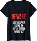 Womens Videographer Experience Videography Filmmaker Gift V-Neck Apparel | Best Seller Pick | Aesthetic Fit