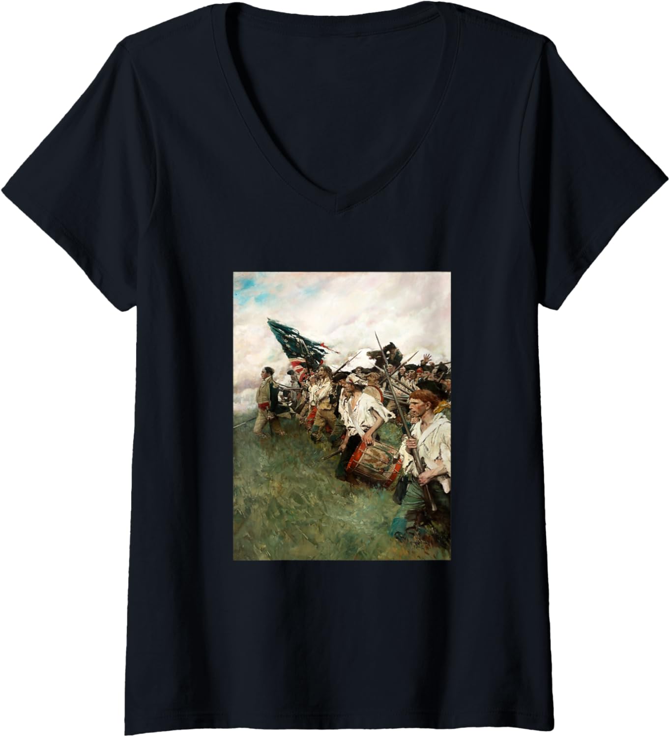 Womens Howard Pyle's The Nation Makers V-Neck Apparel | Trending 2025 | Comfort Daily Wear