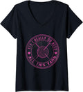 Womens Funny Knitting Yes I Really Need All This Yarn V-Neck Yarn Supply | Trending 2025 | Best Seller Choice