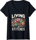 Crochet Stitches Yarn Basket Crocheting Design V-Neck Yarn Supply | Viral US Pick | High CTR Title