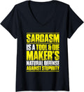Womens Toolmaker Sarcasm Tool And Die Maker V-Neck Apparel | Best Seller Pick | Aesthetic Fit
