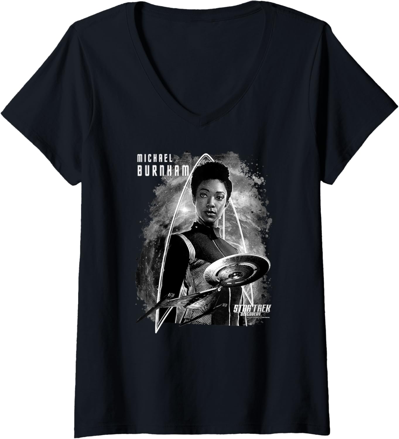 Star Trek Discovery Michael Burnham Delta V-Neck Apparel | Viral Streetwear Style