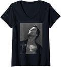 Womens Dazed & Confused Actor Matthew McConaughey Michael Grecco V-Neck Apparel | US Best Seller