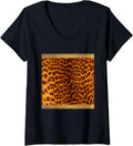 Womens Leopard Cheetah Lace Lined Crop Bandeau Tube Top Printed On V Neck Apparel Trending US Fan Favorite
