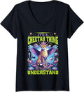 Womens Cheetah Lover Safari Leopard Cheetah V Neck Apparel Trending US Everyday Wear