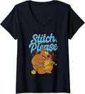 Womens Knitting Yarn Knitter Stitch please V-Neck Yarn Supply | Top Rated | Best Seller Choice