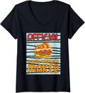 Officially Cuban Sandwich Maker Cooking Chef V-Neck Apparel | Best Seller Pick | Perfect Gift Idea