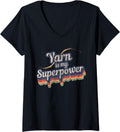 Yarn Is My Superpower Design Yarn V-Neck Yarn Supply | High Search Volume | High CTR Title