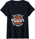 I Just Need To Finish One More Row Hobby Knit Yarn Knitting V-Neck Yarn Supply | Viral US Pick | Customer Favorite
