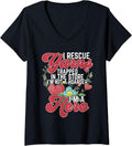 Womens Its Not Hoarding I Rescue Yarns Trapped In The Store Quilter V-Neck Yarn Supply | High Search Volume | Custome...