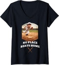 Funny No Place Beats Home Baseball Kids Boys V-Neck Apparel | Top Conversion Title | High CTR Boost