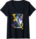 Womens Quincy Jones Michael Jackson 001 V-Neck Apparel | Premium Quality