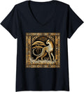 Womens Vintage Cheetah Artwork Elegant Tapestry Motif Style V Neck Apparel Comfort Fit Best Seller Look