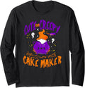 Cute and Creepy Cake Maker - Funny Cake Maker Halloween Long Sleeve Apparel | Best Seller Pick | Comfort Daily Wear