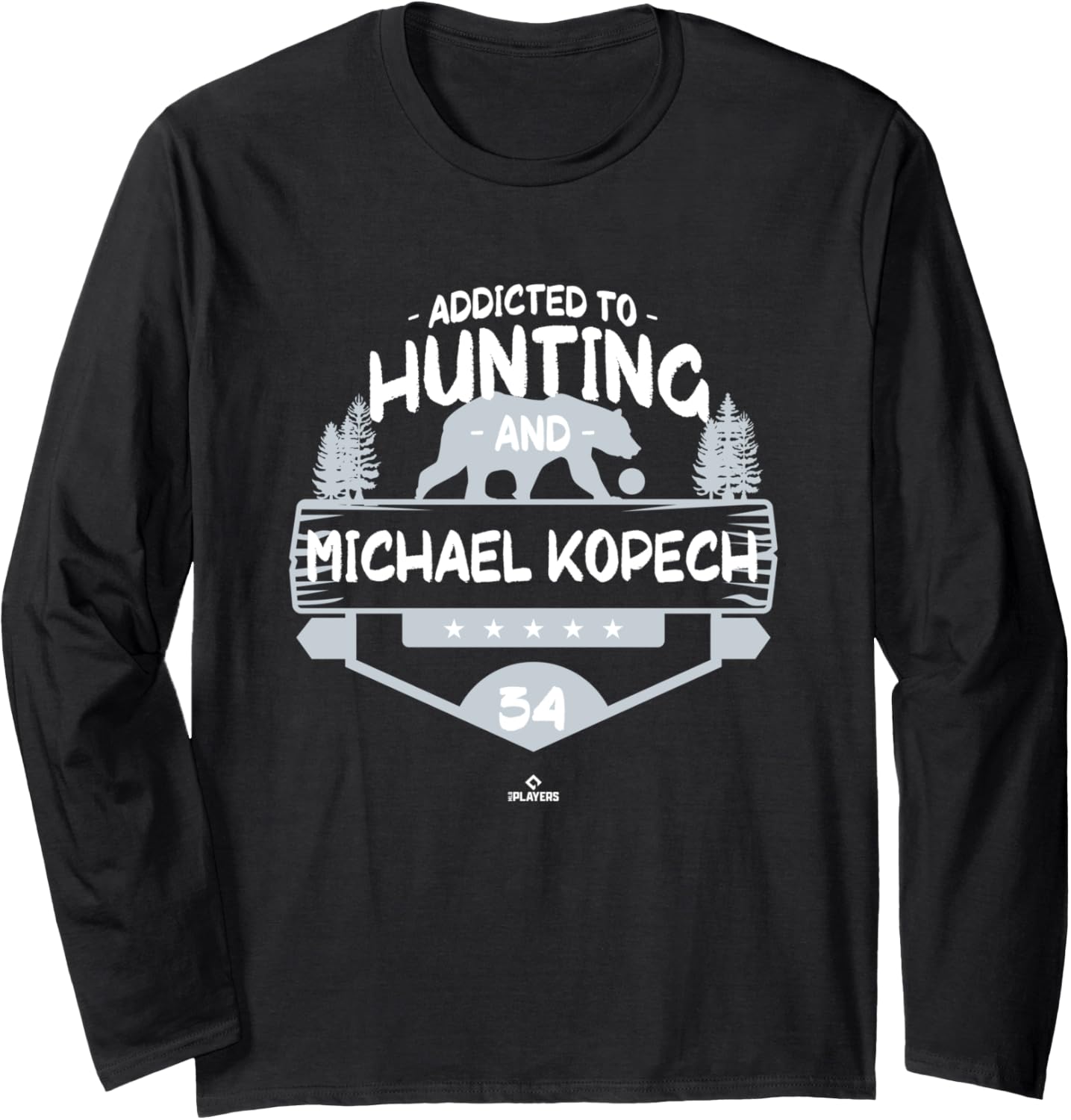 Bear Hunting and Michael Kopech Chicago MLBPA Long Sleeve Apparel | Viral Streetwear Style