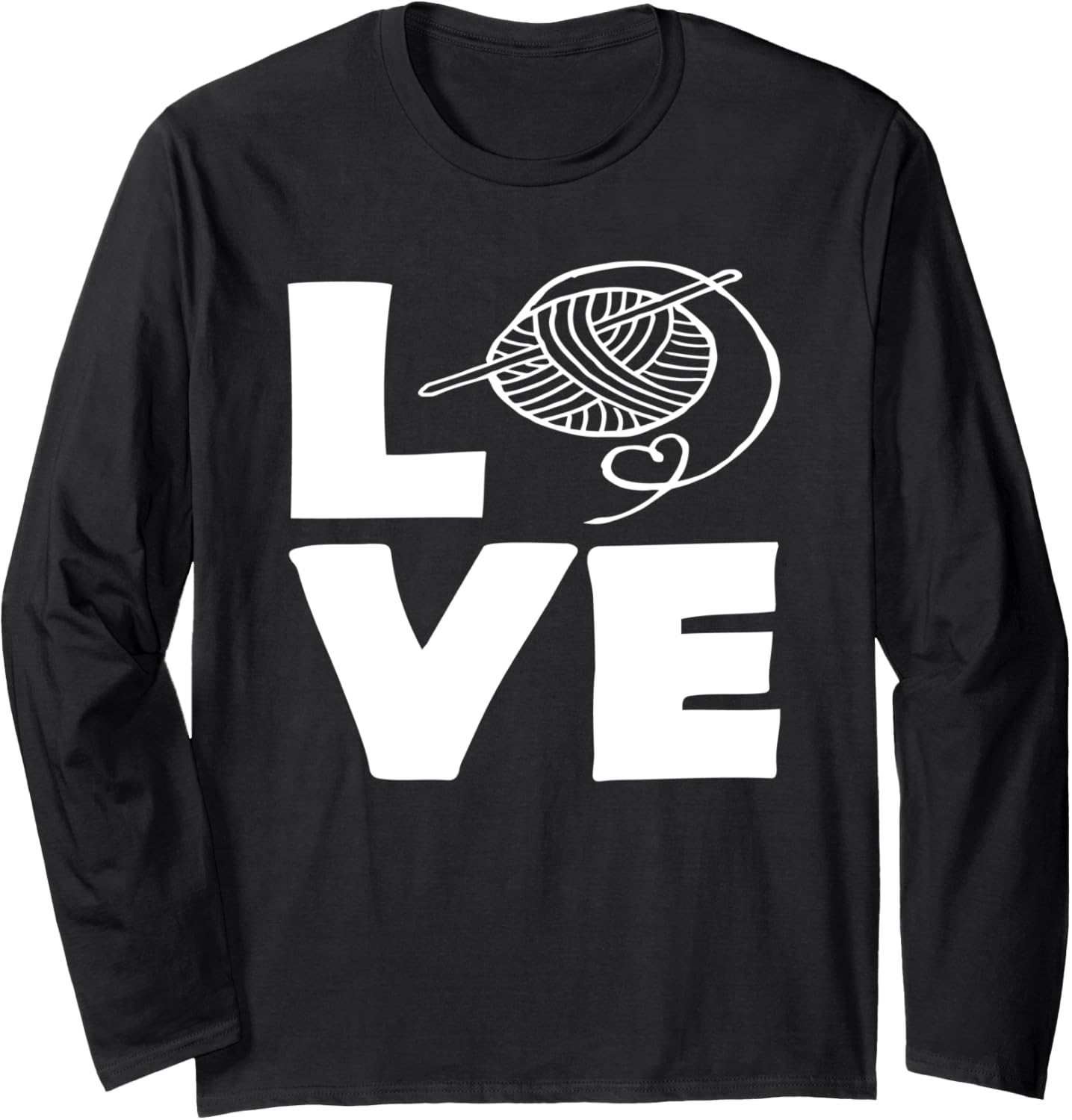 Knitting Love Yarn Needle Hobby Knitting Long Sleeve Yarn Supply | Viral US Pick | Customer Favorite