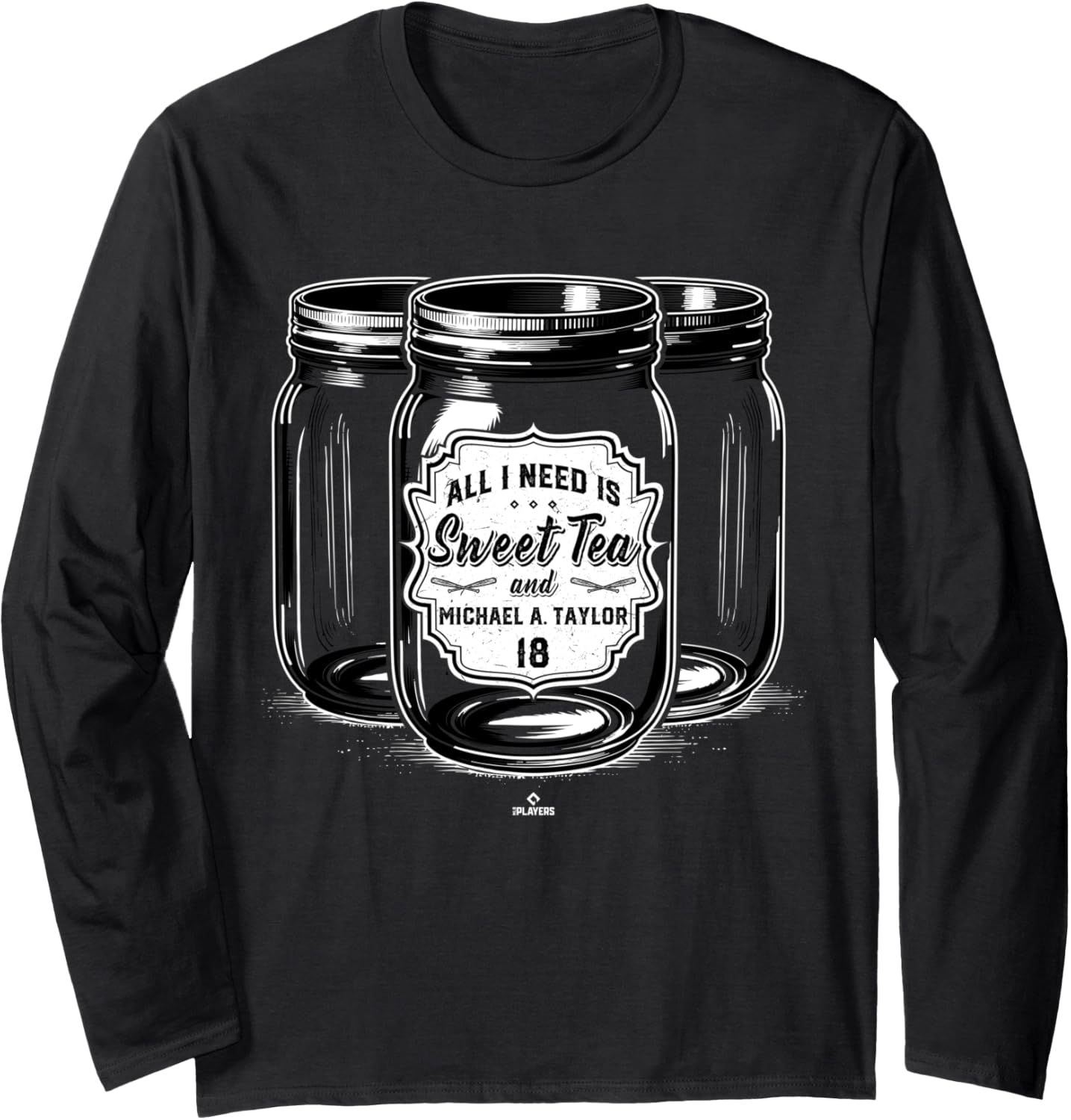 Sweet Tea and Michael A. Taylor Pittsburgh Baseball MLBPA Long Sleeve Apparel | Premium Quality