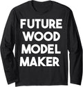 Future Wood Model Maker Long Sleeve Apparel | US Viral Style | Comfort Daily Wear