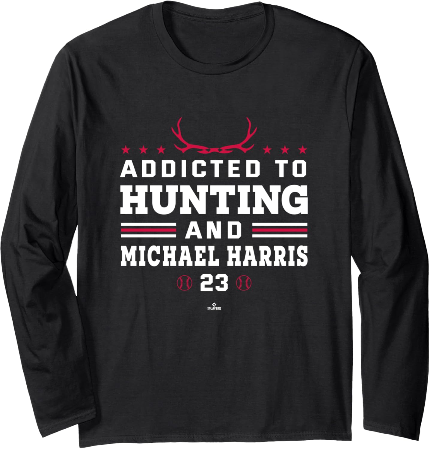 Deer Hunting and Michael Harris Atlanta MLBPA Long Sleeve Apparel | US Best Seller