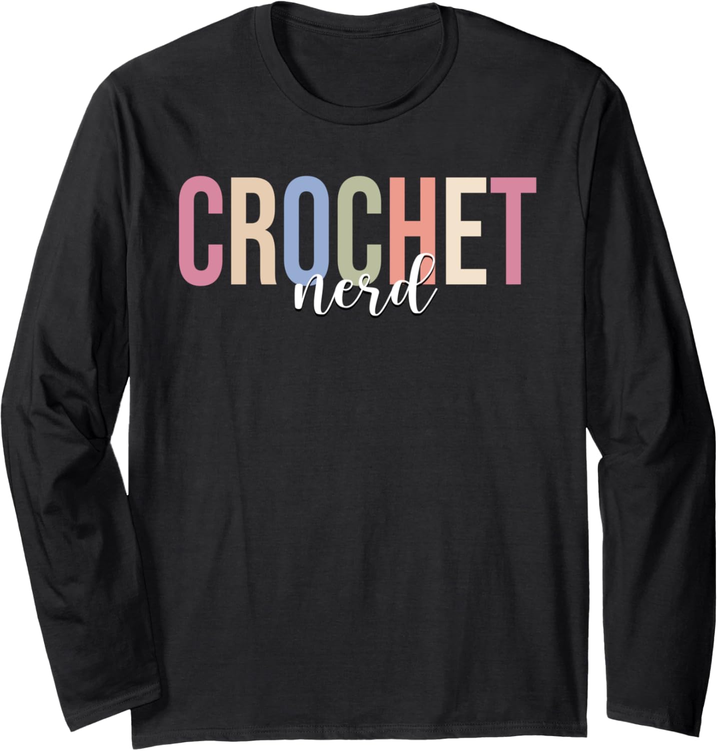 Crochet Nerd Knitting Yarn Lover Long Sleeve Yarn Supply | Premium Quality | Perfect for Crafters