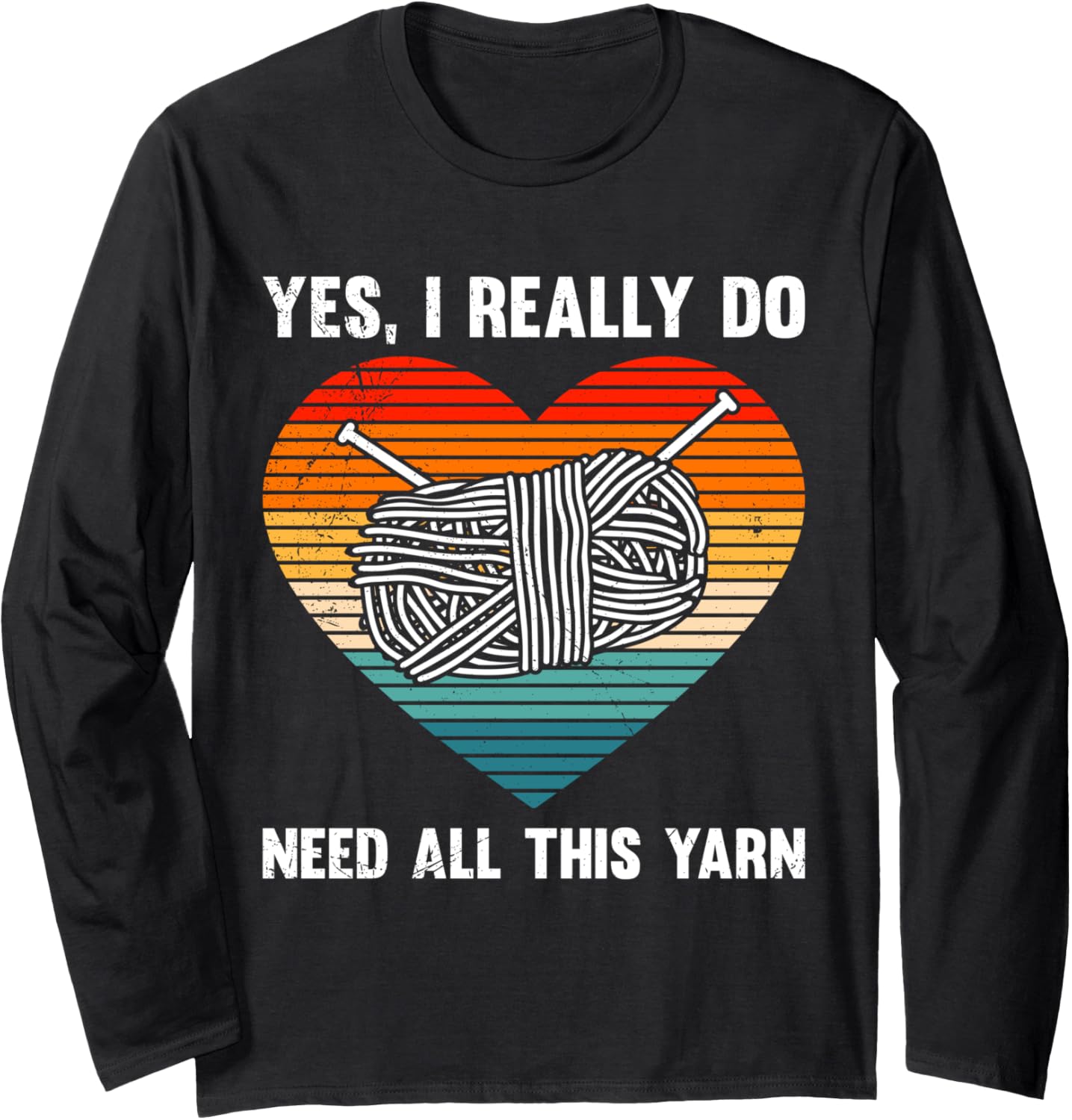 Yarn Collection I REALLY DO NEED ALL THIS YARN Collector Long Sleeve Yarn Supply | Viral US Pick | Perfect for Crafters