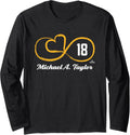 Infinity Love Michael A. Taylor Pittsburgh Baseball MLBPA Long Sleeve Apparel | Viral Streetwear Style
