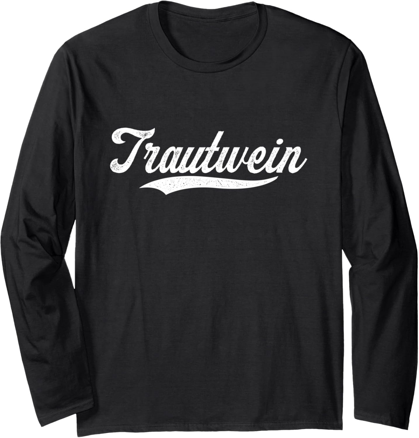 Distressed Script Michael Trautwein Prospect Baseball Fan Long Sleeve Apparel | Perfect Gift Idea