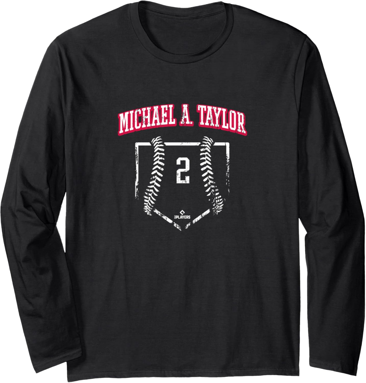 Home Plate Gameday Michael A Taylor Minnesota MLBPA Long Sleeve Apparel | Trending 2025