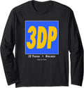 3D Printing 3DP Logo for Makers and Engineers Long Sleeve Apparel | Trending 2025 | Comfort Daily Wear