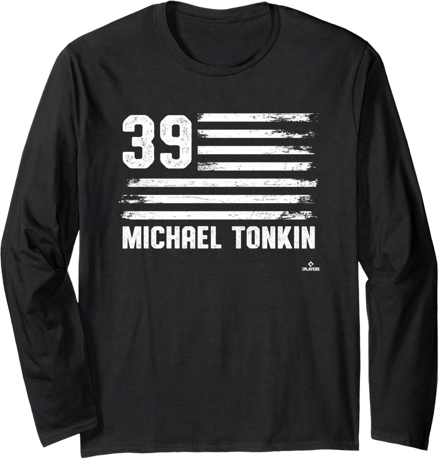 Flag Stripes Michael Tonkin Minnesota Baseball MLBPA Long Sleeve Apparel | US Best Seller