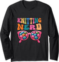 Funny Knitting Nerd Yarn Design Long Sleeve Yarn Supply | Viral US Pick | Best Seller Choice