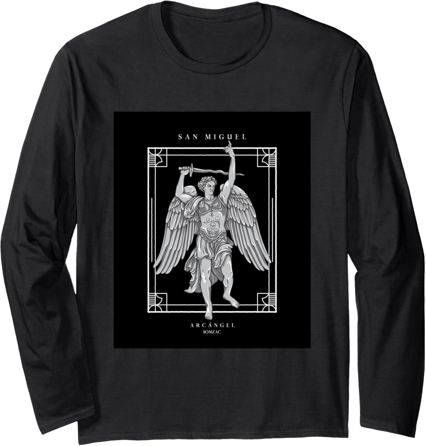 San Miguel Arcangel, Archangel Michael Long Sleeve Apparel | Trending 2025
