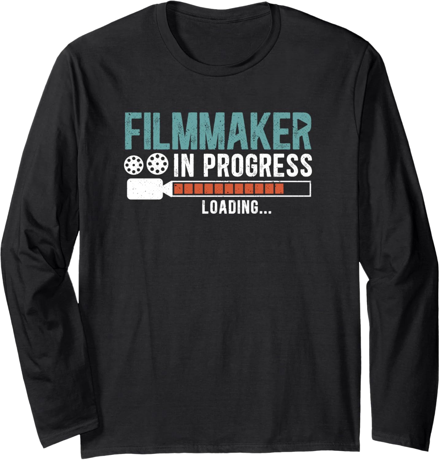 Filmmaker In Progress Cinematographer Movie Maker Editor Long Sleeve Apparel | Best Seller Pick | Perfect Gift Idea