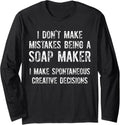 Soap Maker Funny Soapmaking Long Sleeve Apparel | US Viral Style | Must-Have Style
