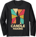 Candle Making Candle Maker Candle Silhouette Long Sleeve Apparel | High Search Volume | Must-Have Style