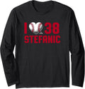 I Heart Baseball Michael Stefanic Los Angeles Baseball MLBPA Long Sleeve Apparel | Trending 2025