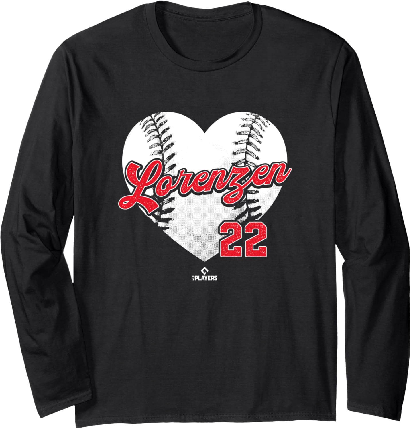 Baseball Heart Michael Lorenzen Philadelphia MLBPA Long Sleeve Apparel | Viral Streetwear Style